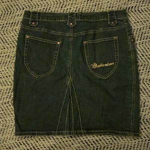 Budweiser Denim Skirt